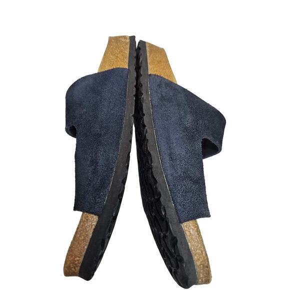 Birkenstock Arizona‎ Betula Sz40. L9 M7. Dark Navy. Germany Made. Suede. Hippie - Picture 4 of 14